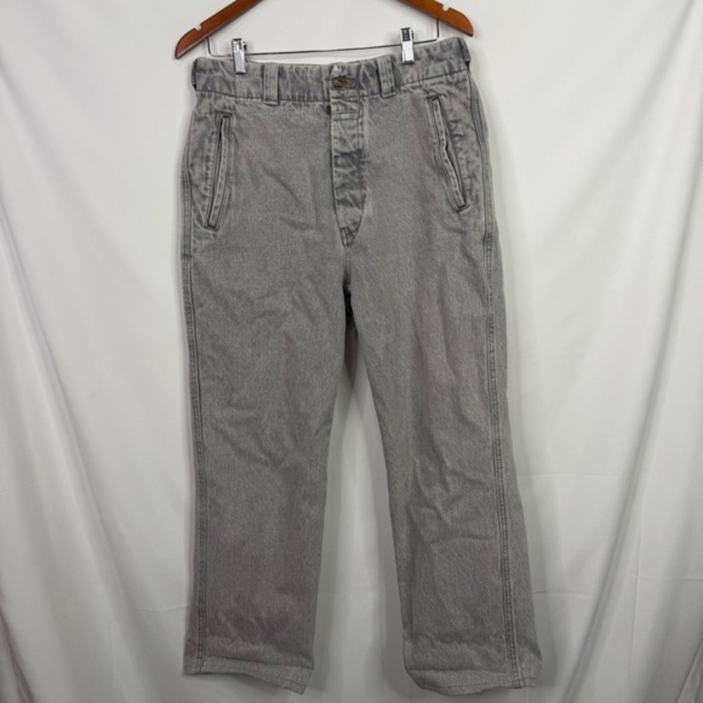 Closed Belfast Wide Leg Jeans in Light Grey Mens Size 30 x 28 - Picture 4 of 14